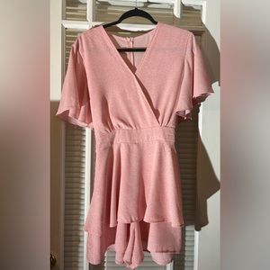 Large Pink Polka Dot Jumpsuit